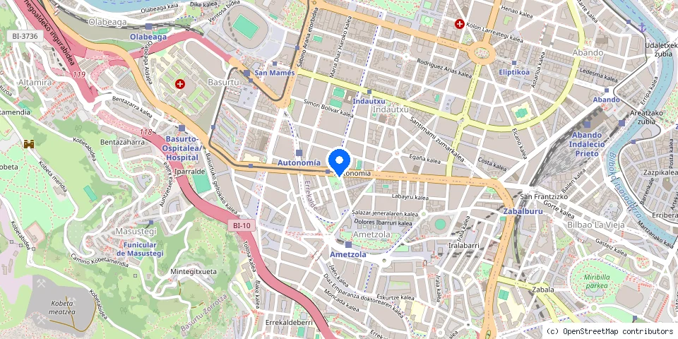 Mapa de la ubicación publicada de Somera