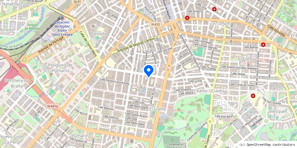 Mapa de la ubicación publicada de Sytec