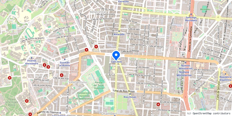 Mapa de la ubicación publicada de Cerrajero sin nombre (OSM node 8419499600)