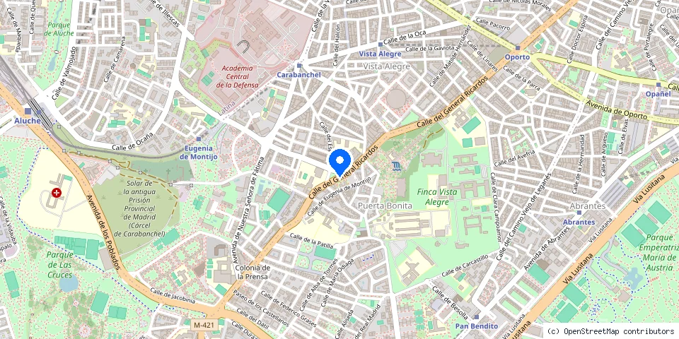 Mapa de la ubicación publicada de Cerrajeros Locksmith