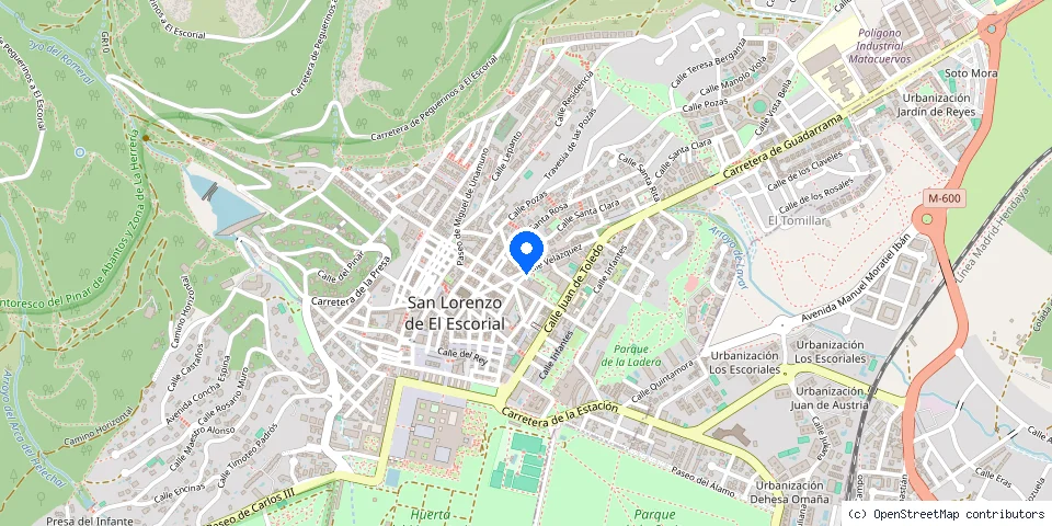 Mapa de la ubicación publicada de Cerrajería y Forja