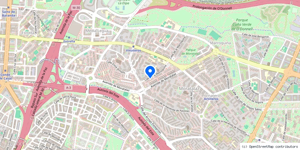 Mapa de la ubicación publicada de Cerrajero sin nombre (OSM node 2946475528)