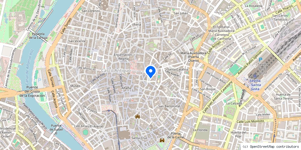 Mapa de la ubicación publicada de Ferretería "El Bombín" SAN PEDRO. Especialistas en Cerrajería