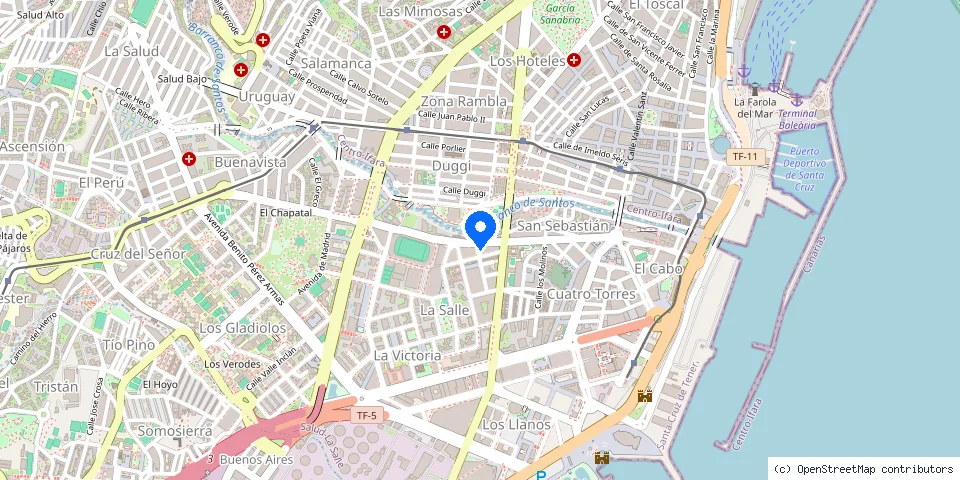 Mapa de la ubicación publicada de El Guardían de la Llave