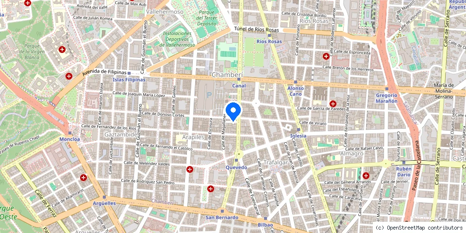 Mapa de la ubicación publicada de MANGLANO SEGURIDAD S.L.