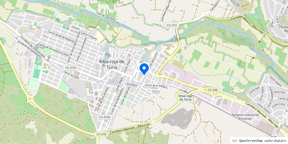 Mapa de la ubicación publicada de Cerrajeros Fontán