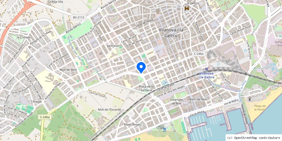Mapa de la ubicación publicada de Viedma Multi Serveis