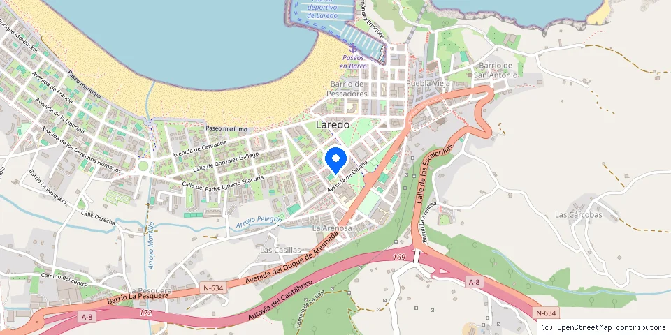 Mapa de la ubicación publicada de Cerrajería El Mando