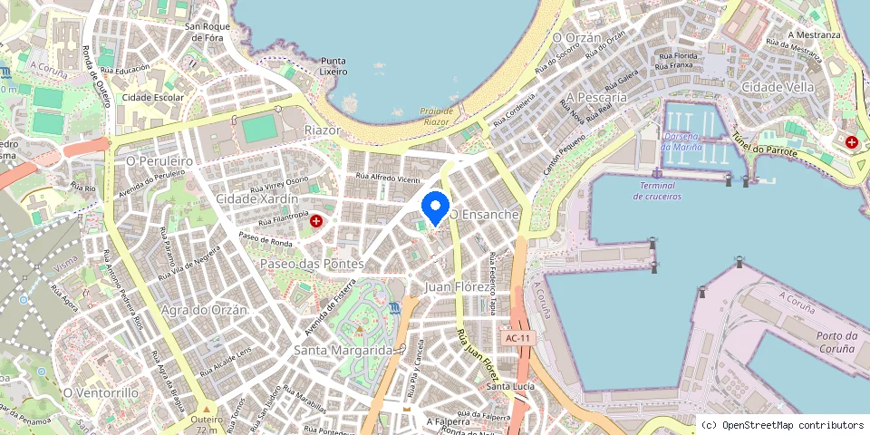Mapa de la ubicación publicada de Cerrajero sin nombre (OSM node 11270245306)