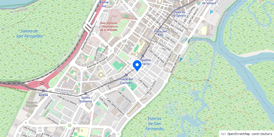 Mapa de la ubicación publicada de Llavemanía