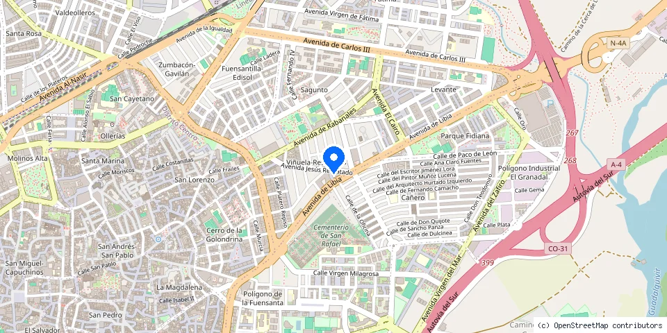 Mapa de la ubicación publicada de Dieguez Cerrajeros