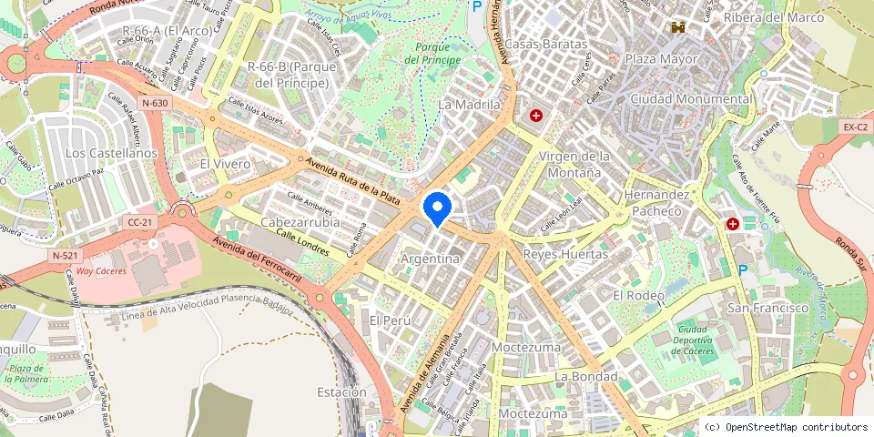 Mapa de la ubicación publicada de Lamagrande
