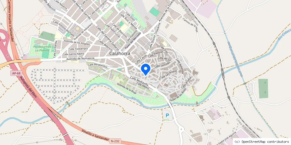 Mapa de la ubicación publicada de Marcos Cerrajero