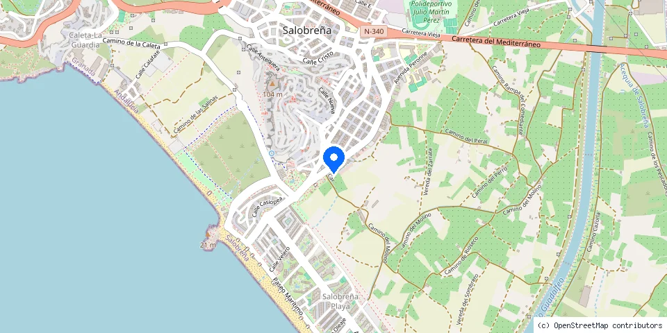 Mapa de la ubicación publicada de Ferretería Cerrajería Neptuno