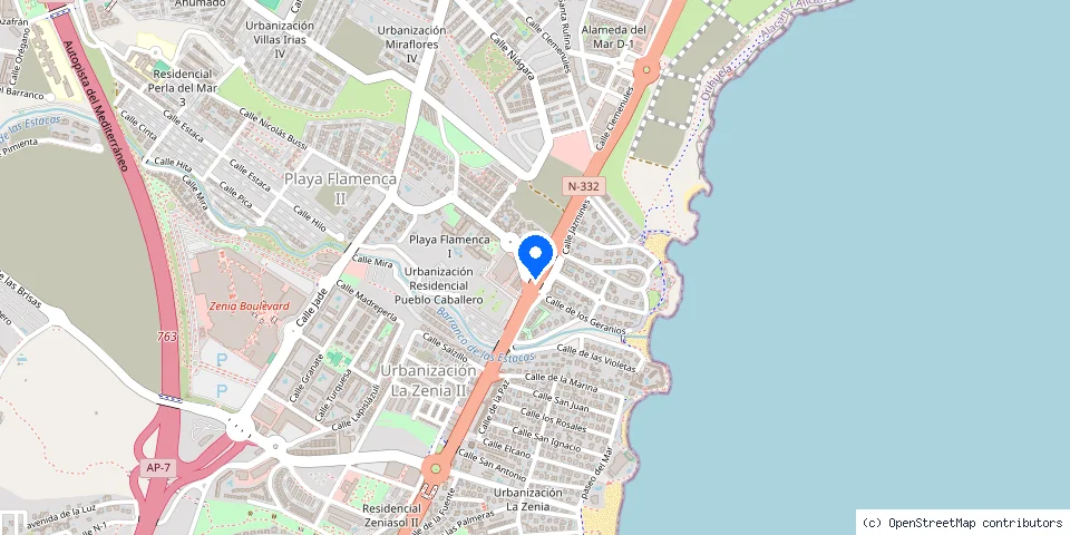 Mapa de la ubicación publicada de Key Mobile