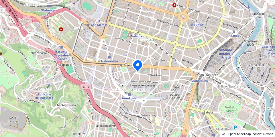 Mapa de la ubicación publicada de Fichet
