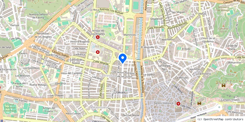 Mapa de la ubicación publicada de Cerrajería David Montero