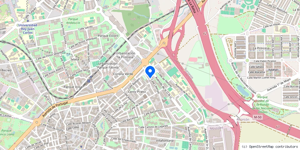 Mapa de la ubicación publicada de Cerrajero de Urgencia