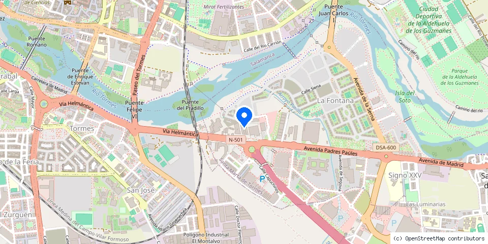 Mapa de la ubicación publicada de Cerrajería Poveda