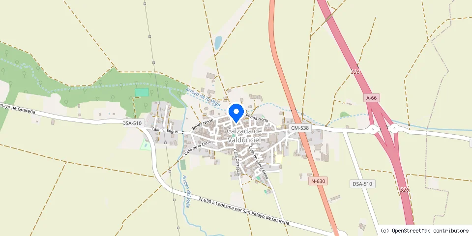 Mapa de la ubicación publicada de Cerrajería Javier