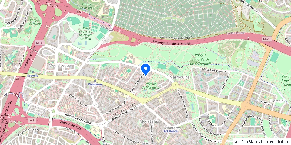 Mapa de la ubicación publicada de Cerraduras Mia Madrid