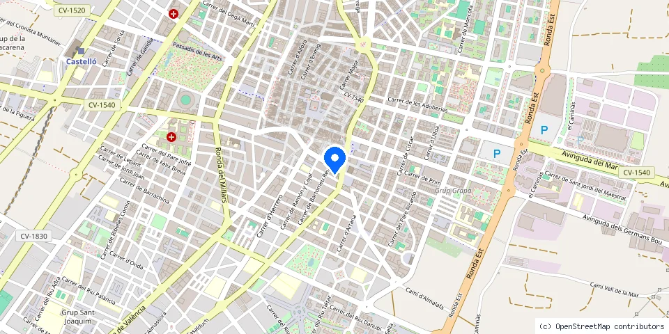 Mapa de la ubicación publicada de Zaparrapit