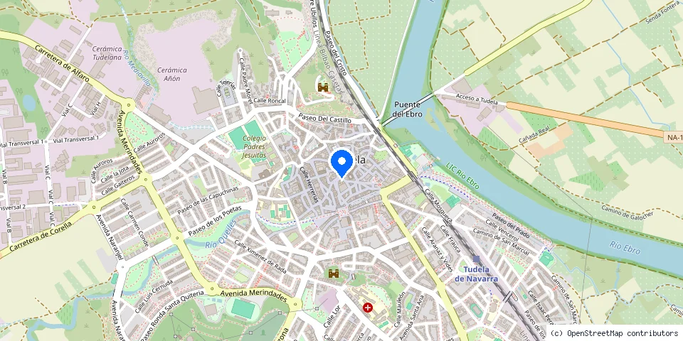 Mapa de la ubicación publicada de Jarauta - Cerrajero Tudela