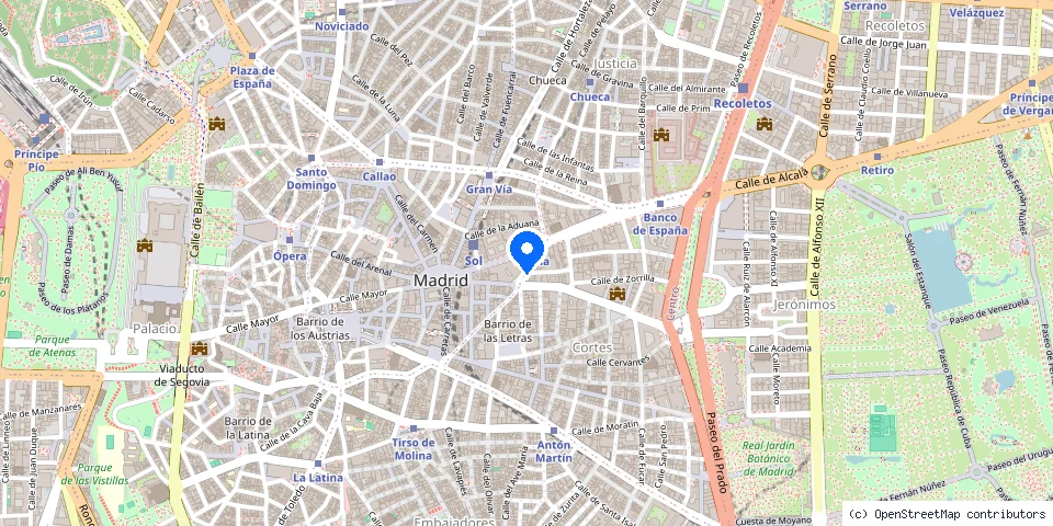 Mapa de la ubicación publicada de Cerrajero Urgente 24 Horas - Cerradaca S.L.
