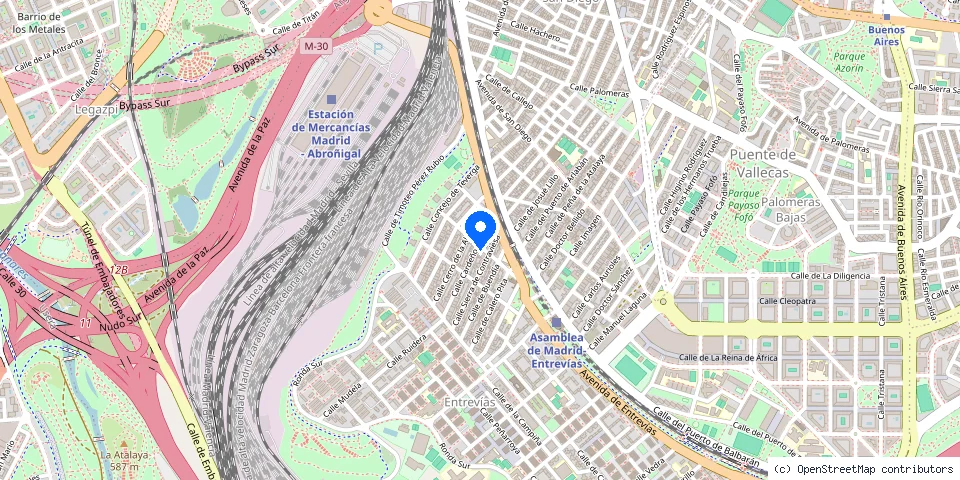Mapa de la ubicación publicada de Abra 24 Cerrajeros