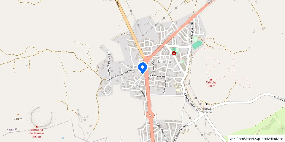 Mapa de la ubicación publicada de Cerrajero Lanzarote
