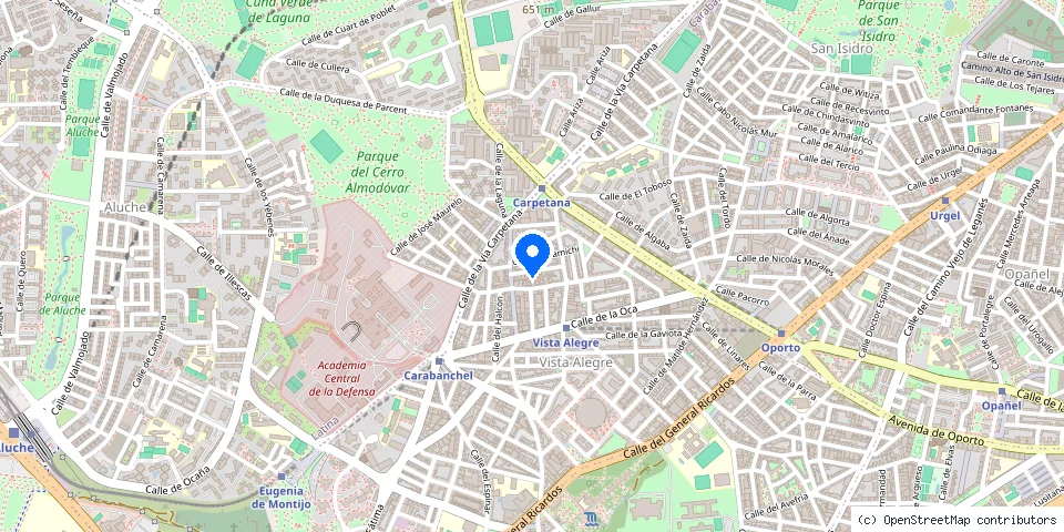 Mapa de la ubicación publicada de Albatros