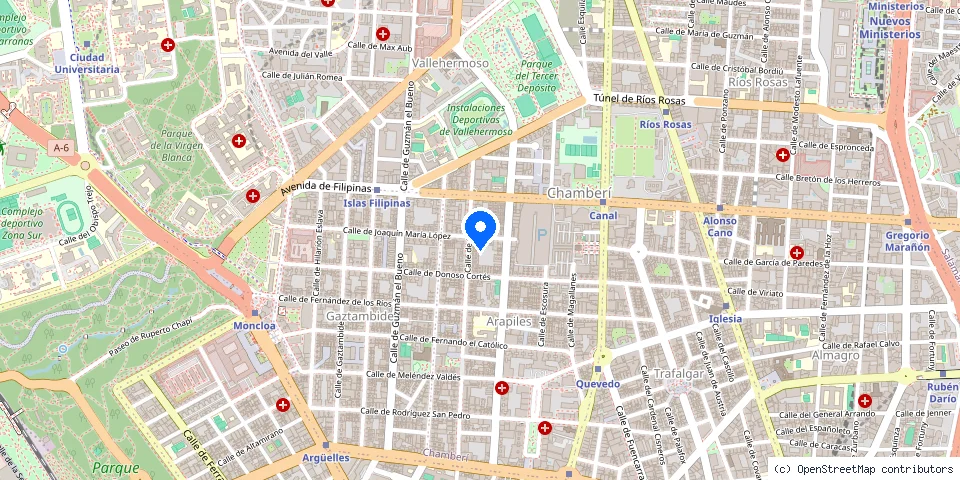 Mapa de la ubicación publicada de Cerrajeros Admifin SL