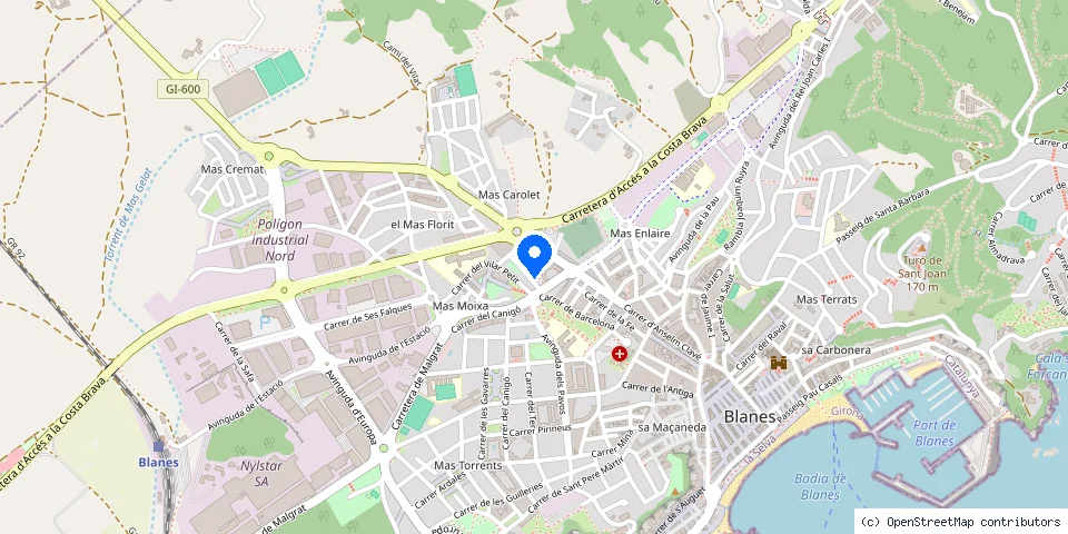 Mapa de la ubicación publicada de Cerrajero 24 Horas Jesús Caño