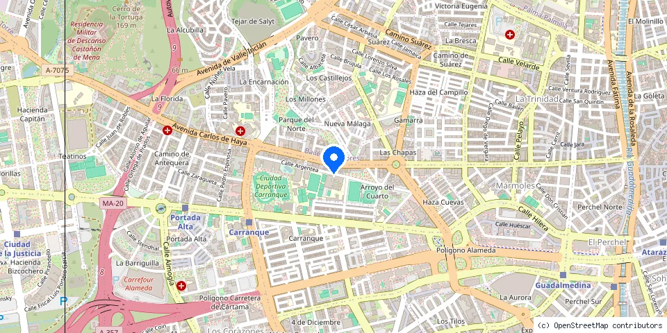 Mapa de la ubicación publicada de Abrerapido24h