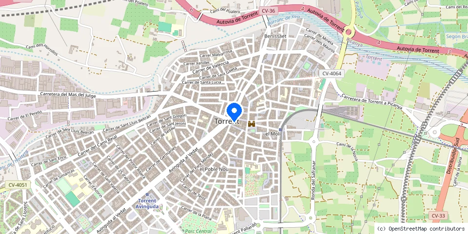 Mapa de la ubicación publicada de Círculo 24 Cerrajeros