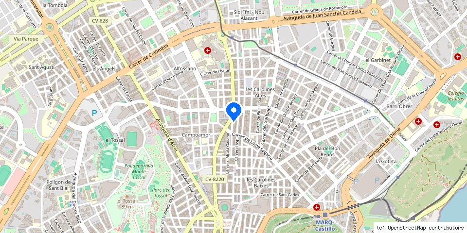 Mapa de la ubicación publicada de JmCerrajeros 24 horas