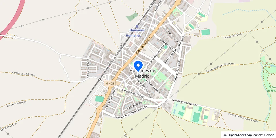Mapa de la ubicación publicada de Cerrajeros Humanes de Madrid