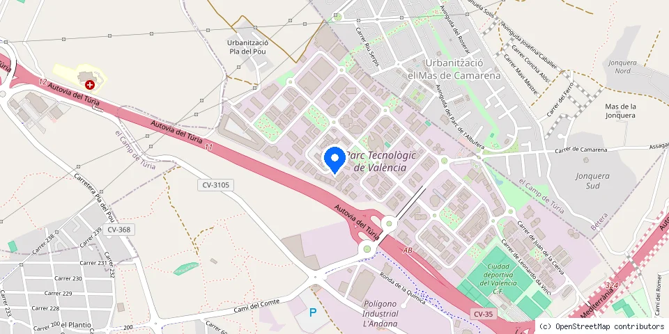 Mapa de la ubicación publicada de FR24H Servicios del Hogar