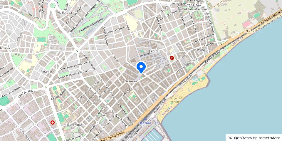 Mapa de la ubicación publicada de Cerrajero Urgente MAX S.L