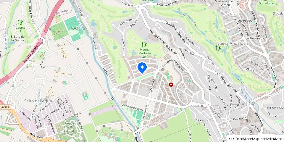 Mapa de la ubicación publicada de Cerrajeros Aranda