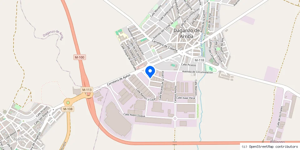 Mapa de la ubicación publicada de Cerrajerías Teófilo Rodríguez