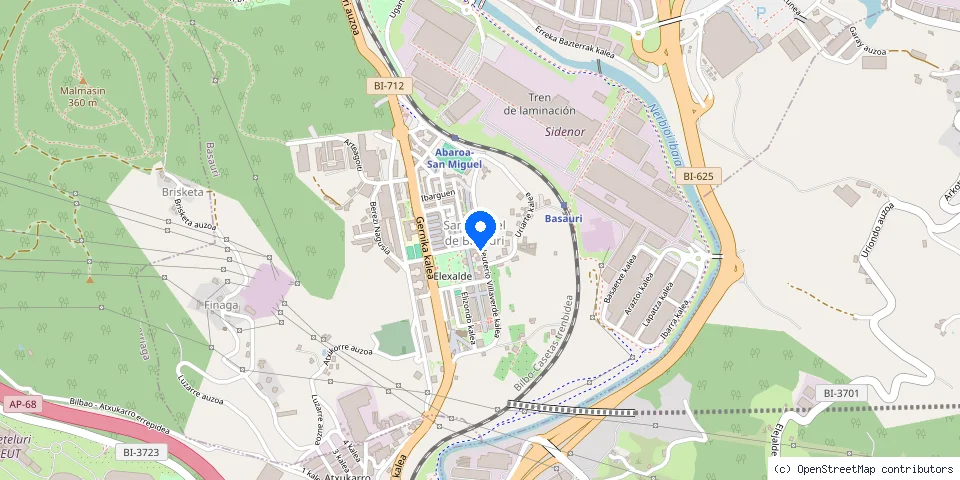 Mapa de la ubicación publicada de Cerrajería Elexalde