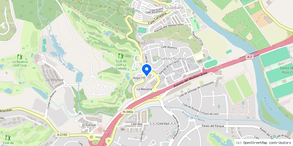 Mapa de la ubicación publicada de Cerrajeria Estepona