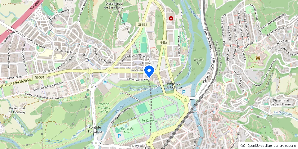 Mapa de la ubicación publicada de Panys i Panys