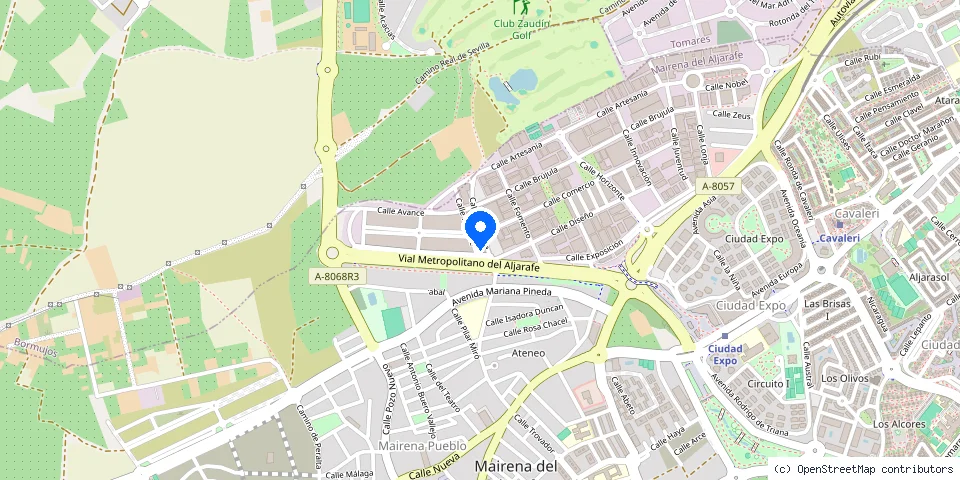 Mapa de la ubicación publicada de Cerrajería Triana