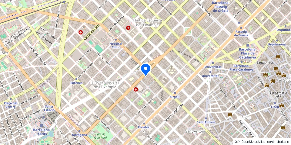 Mapa de la ubicación publicada de SURCLAU SEGURIDAD
