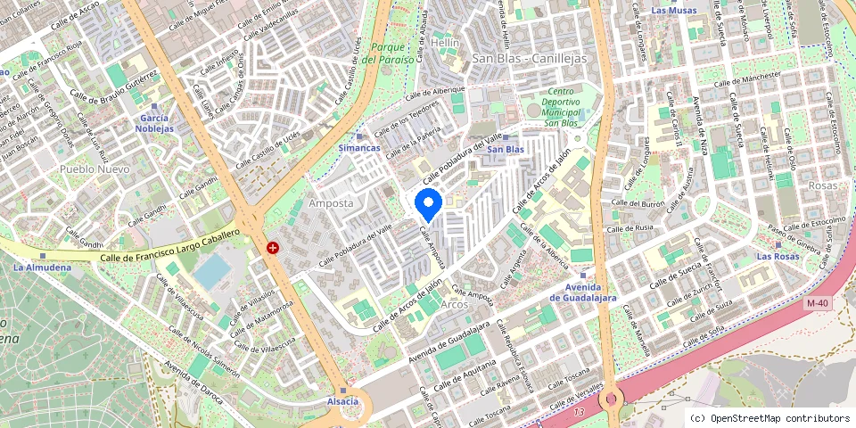 Mapa de la ubicación publicada de Cerrajeros romero lopez 611277688