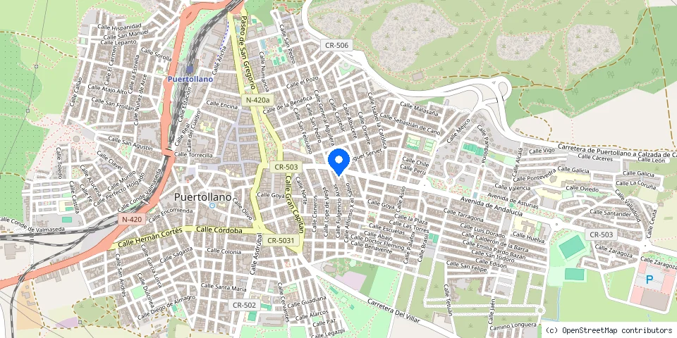 Mapa de la ubicación publicada de Claus