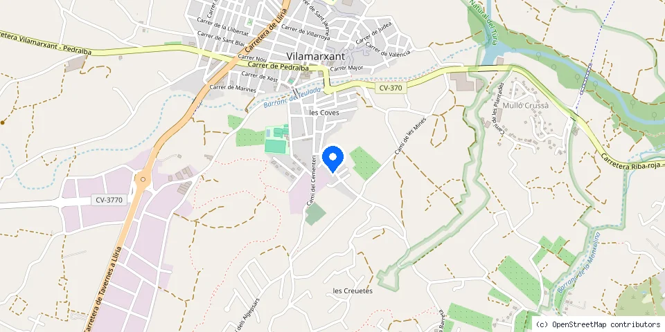 Mapa de la ubicación publicada de Taller Vicente Rico