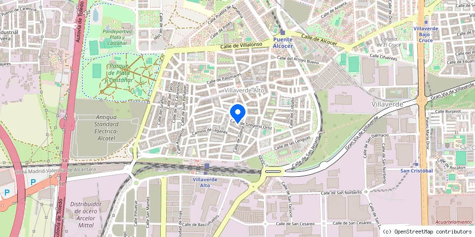 Mapa de la ubicación publicada de Cerrajeros Madrid Baratos 24 Horas Urgentes